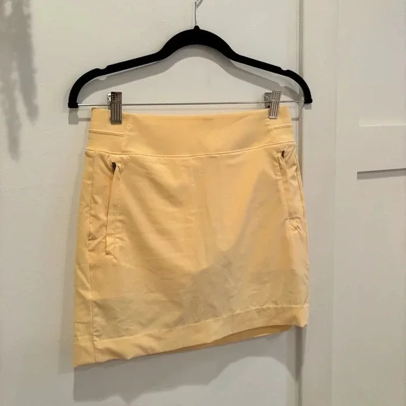 Athleta Womens Athletic Skort Built in Shorts Orange Pastel Color Size 2 - Picture 6 of 8